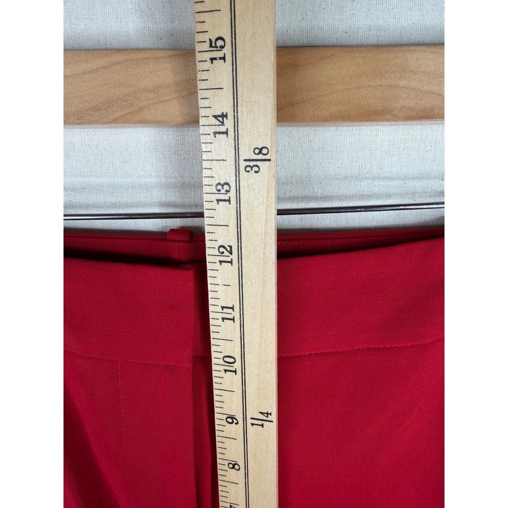 NWT Liz Claiborne Audra Mid-Rise Trouser Size 20W Rumba Red - Picture 7 of 11